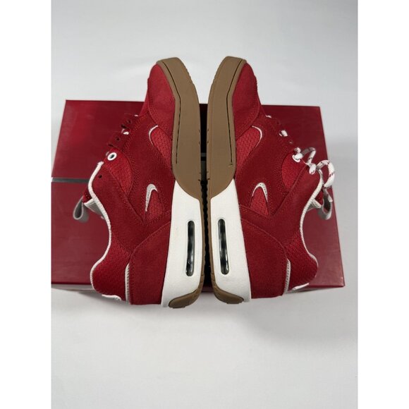 Axion Genesis Shoes Mens Size 6 Red Gum Suede Low Top Skate Sneakers Athletic main image 5